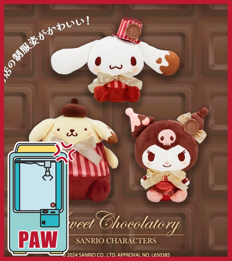 ???Paw Game - Sanrio Characters Sweet Chocolatory Plushies Pokemon Creature