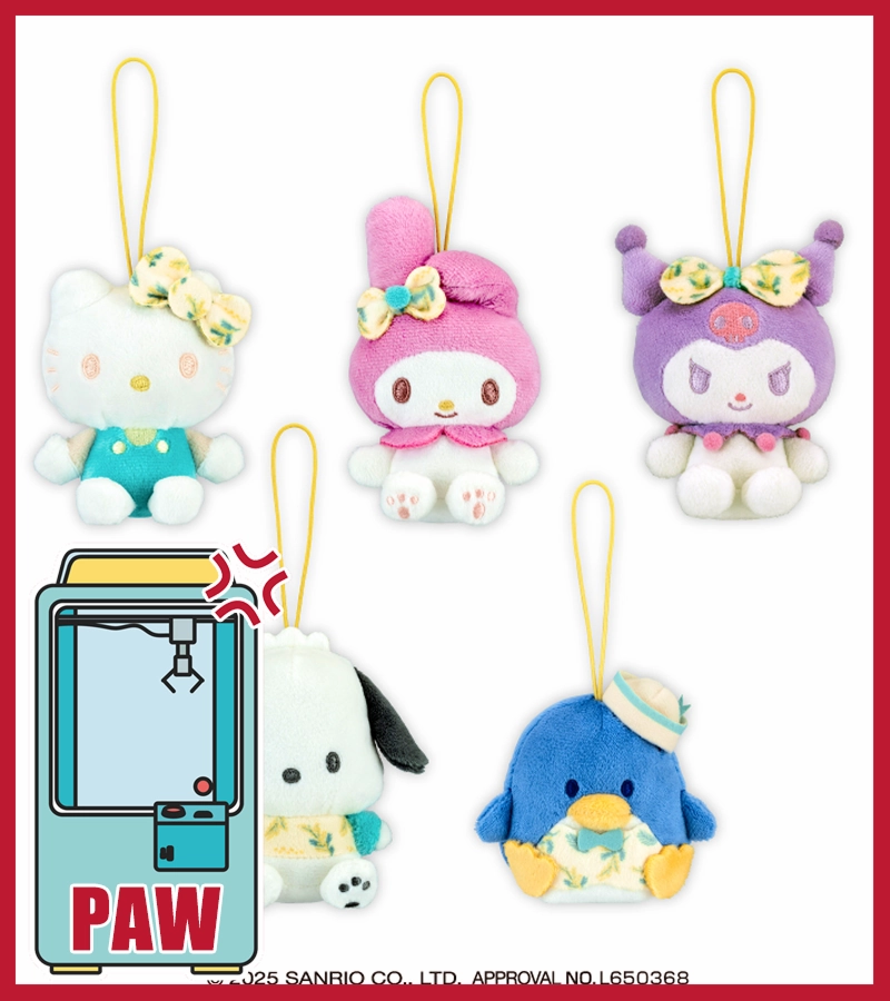 Seasonal Decoration Toy Museum ???Paw Game -  Sanrio Characters White Mimosa Mascot
