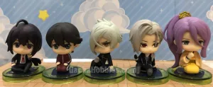 Licensed Product Suwarasetai Touken Ranbu Character Figure Vol.5 5 Pieces Set (In-stock)
