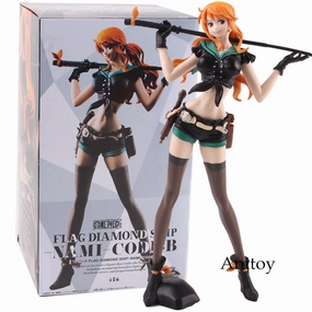 Action Toy Anime One Piece Flag Diamond Ship Nami Sexy Figure