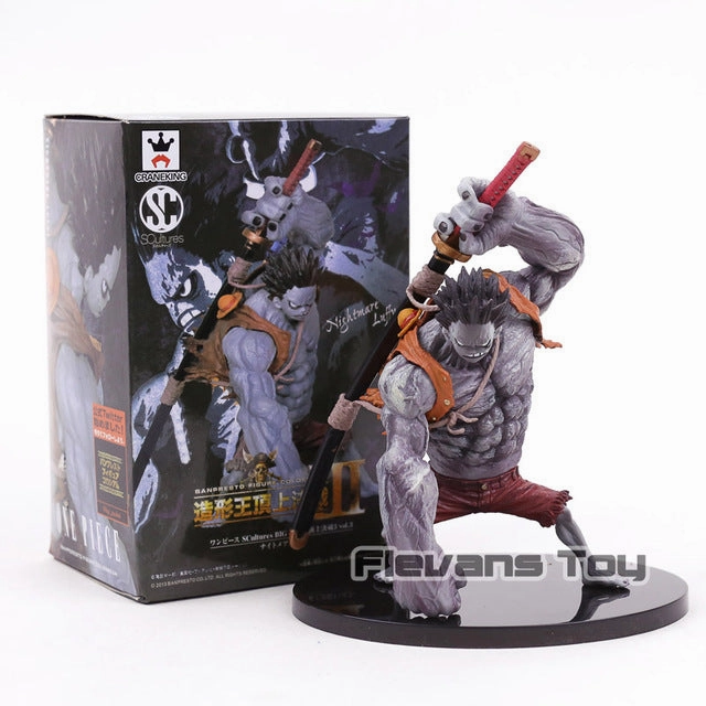 Vinyl Art Anime One Piece SCultures BIG Banpresto Figure Colosseum Nightmare Luffy Figure