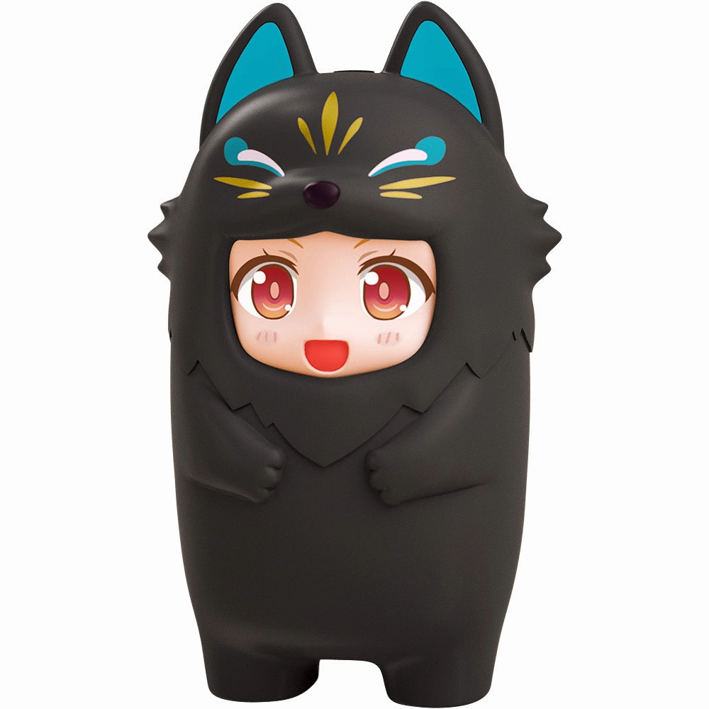 Miniature Object Party Decoration Nendoroid More Kigurumi Face Parts Case Black Kitsune