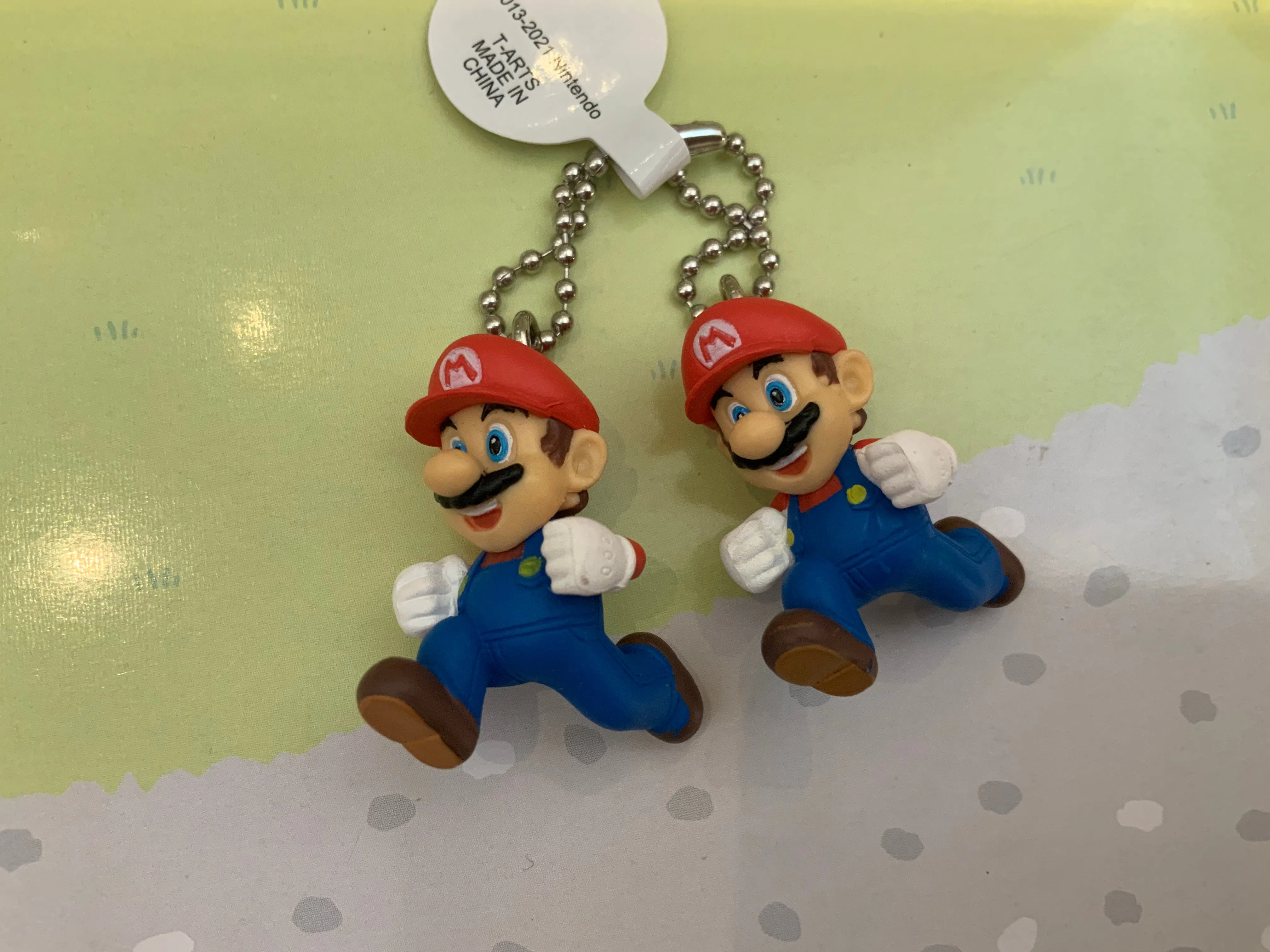 Designer Merchandise Super Mario 3D World   Fury World Character Figure Keychain 7 Pieces Set (In-stock)