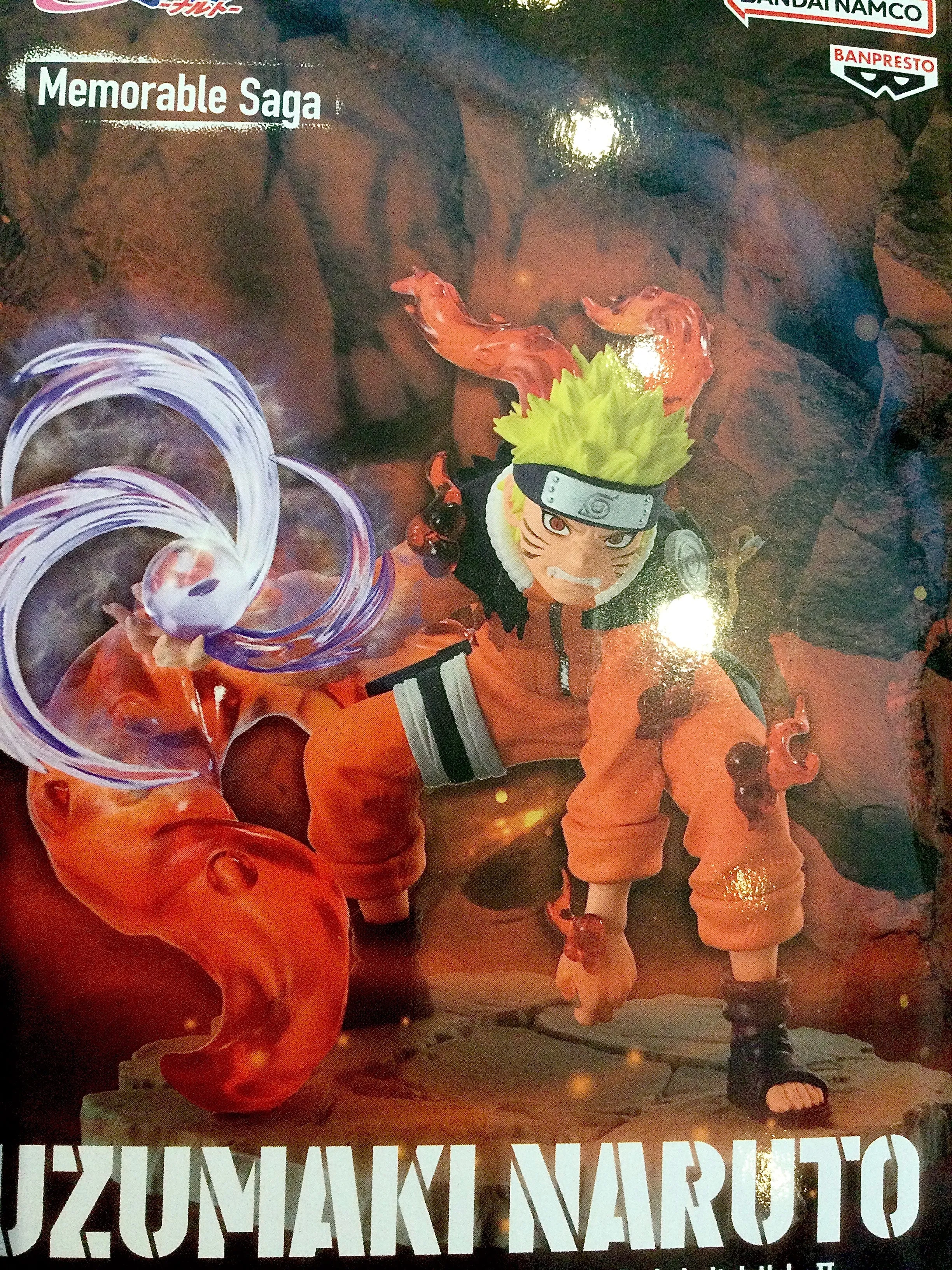 Kaiju Statue PVC Goods Banpresto Naruto Memorable Saga Naruto Uzumaki II Prize Figure (In-stock)