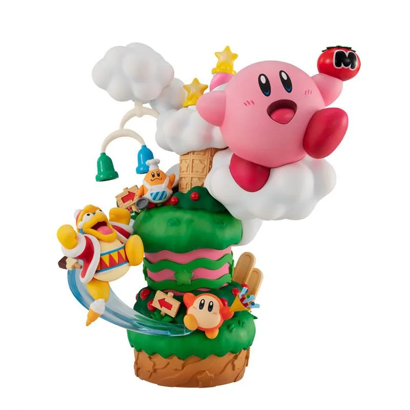 Megahouse - Kirby Super Star Gourmet Race - Kirby Figure Fireplace Mantel