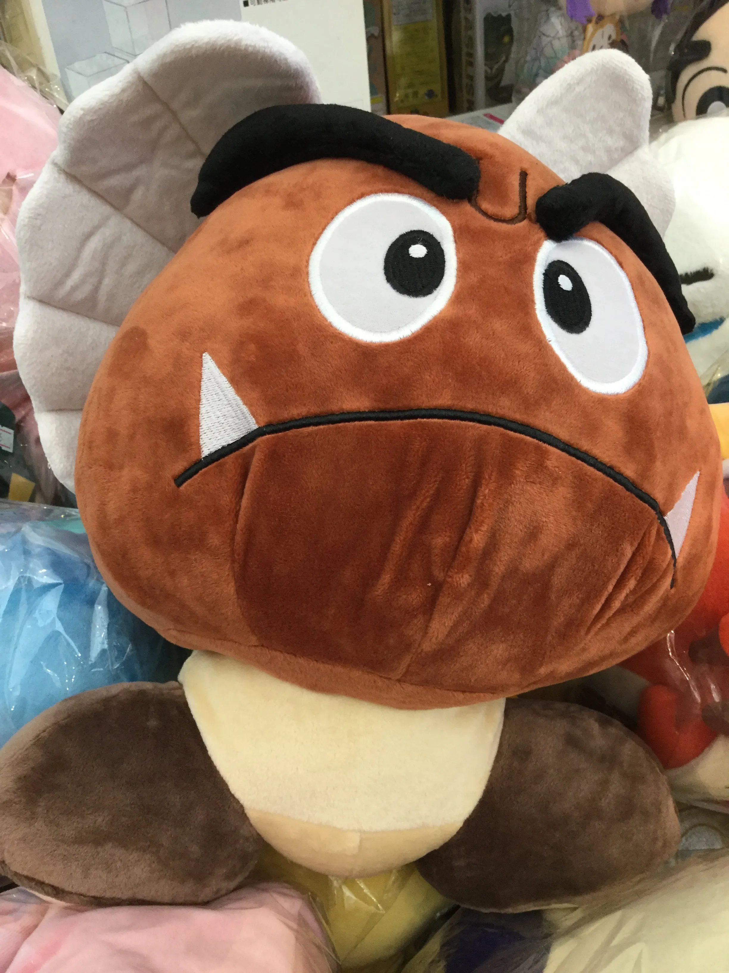 Travel Souvenir Gaming Piece Super Mario Bros Goomba with Wings Large Plush (In-stock)