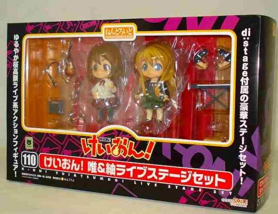 Nendoroid No.110 K -ON! Yu & Tsumugi Live Stage Set Unisex Design Chibi Style