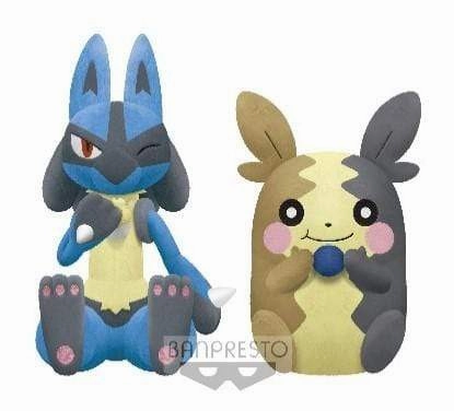 Meticulous Sculpting Curio Artist POKEMON BIG PLUSH??LUCARIO?MORPEKO(FULL BELLY MODE)