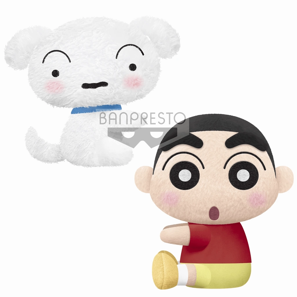 CRAYON SHINCHAN BIG PLUSH??SHIRO Tiny Mark Supervising Worker