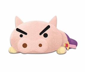 CRAYON SHINCHAN SUPER BIG PLUSH ??BURIBURI ZAEMON Turquoise Blue