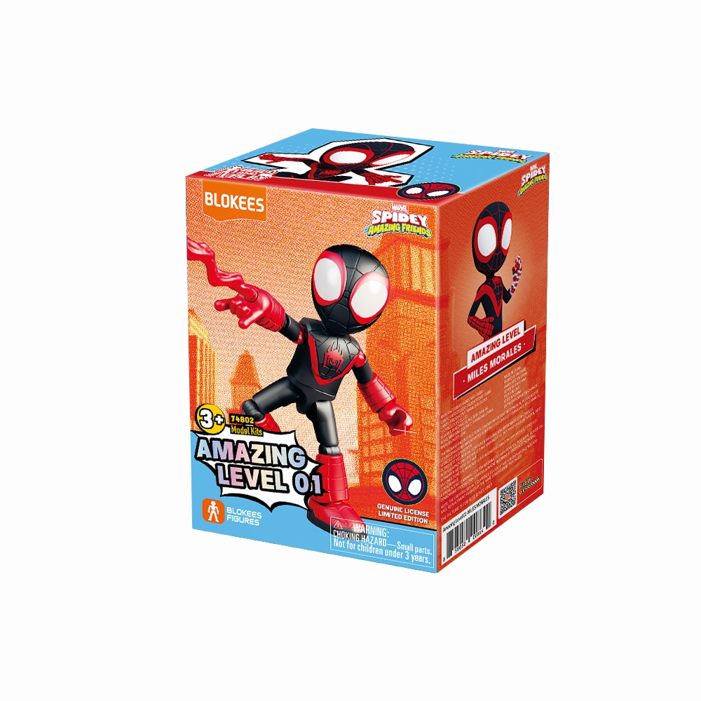 Collector's Find Series BLOKEES Figures - Magic Blocks Spider Morales Miles