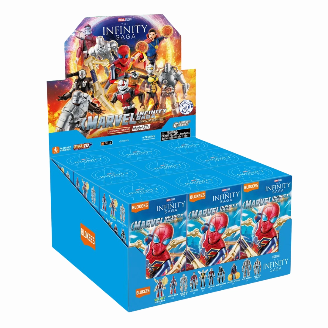 Marvel Infinity Saga Blokees Figures - Galaxy Version The Amazing Miracle (Box of 9) desert exploration Office Set