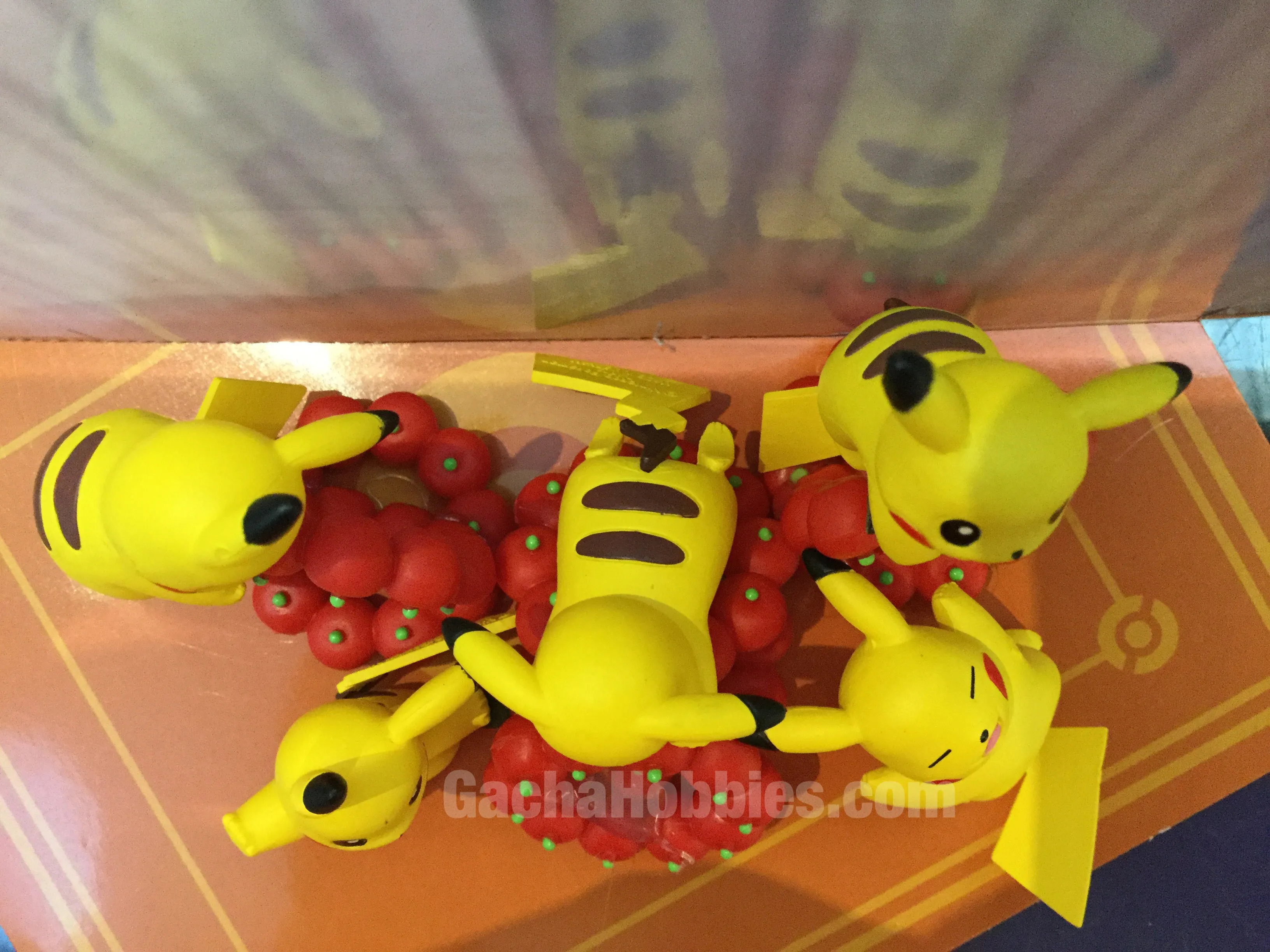 Chibi Decor Pokemon Holiday Pikachu Figure Set 5 Pieces (In-stock)