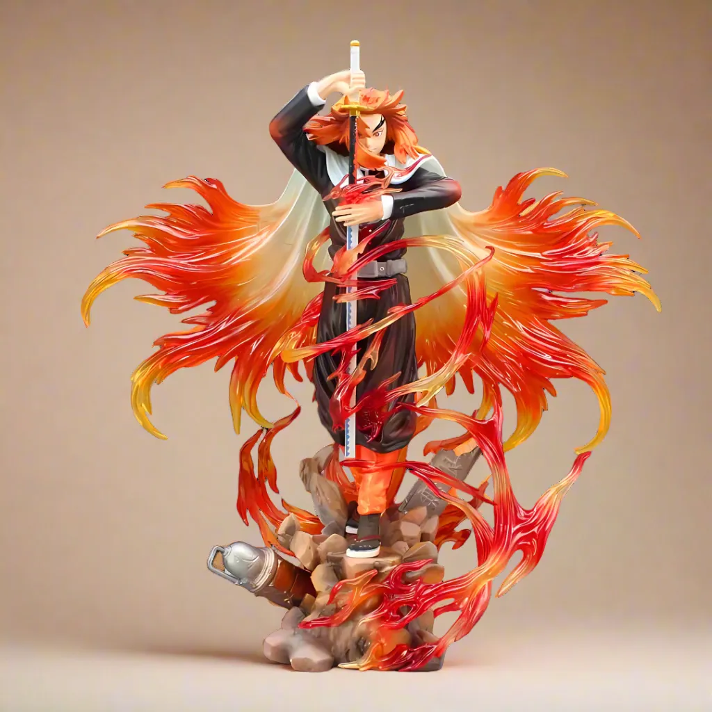 Terrace Accent Demon Slayer Anime Figure Flame Hashira Rengoku 30cm (12") PVC Statue