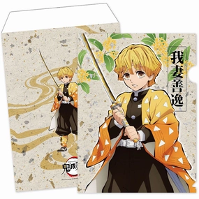 Public Speaking Cooperation Skill DEMON SLAYER: KIMETSU NO YAIBA Zenitsu Agatsuma Dual-Purpose Clip Folder