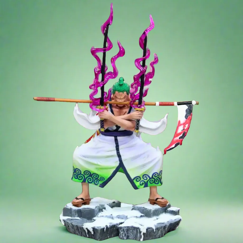 Extinct Creature Themed Decor One Piece Anime Figure Wanderer of the Seas Zoro 31cm (12") PVC Statue