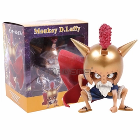 Anime One Piece Monkey D Luffy Gladiator Lucy Figure Chibi Item Robot Item