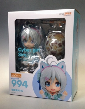 Native Art Nendoroid No.994 Cyber Girl Shiro (Virtual Youtuber)