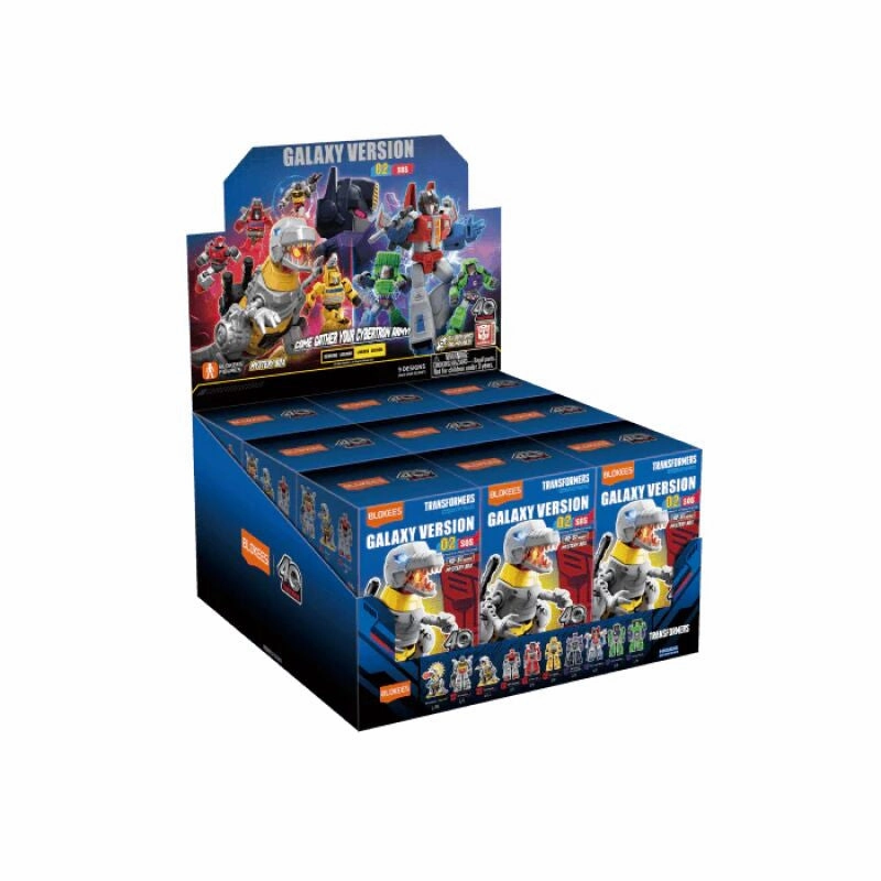 Transformers Blokees Figures - Galaxy Version 02 - SOS (Box of 9) Grassland Ecosystem