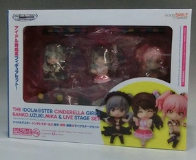 Premium Hobby Nendoroid Petit Idol Master Cinderella Girls Ranko / Uzuki / Mika & Live Stage Set