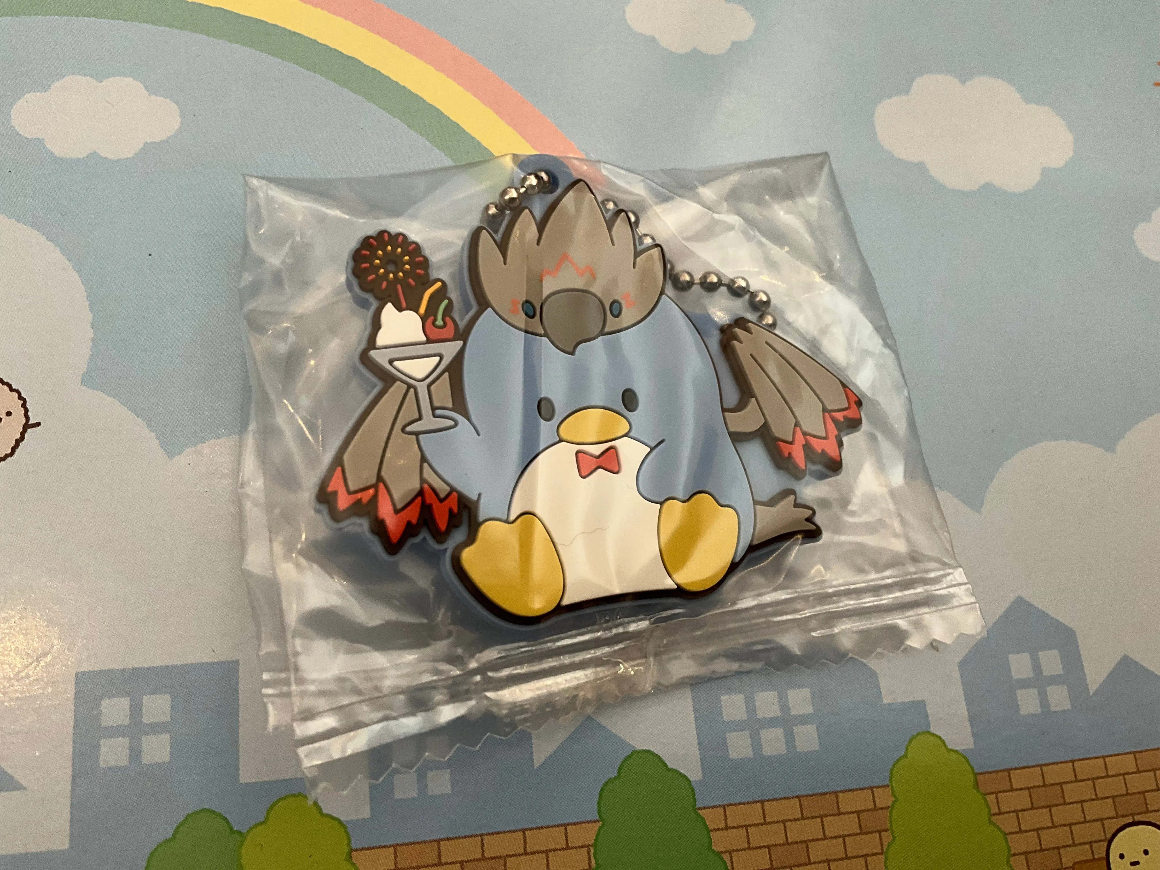 Cartoon Network Monster Hunter 20th Anniversary x Sanrio Rubber Keychain 10 Pieces Set (In-stock)