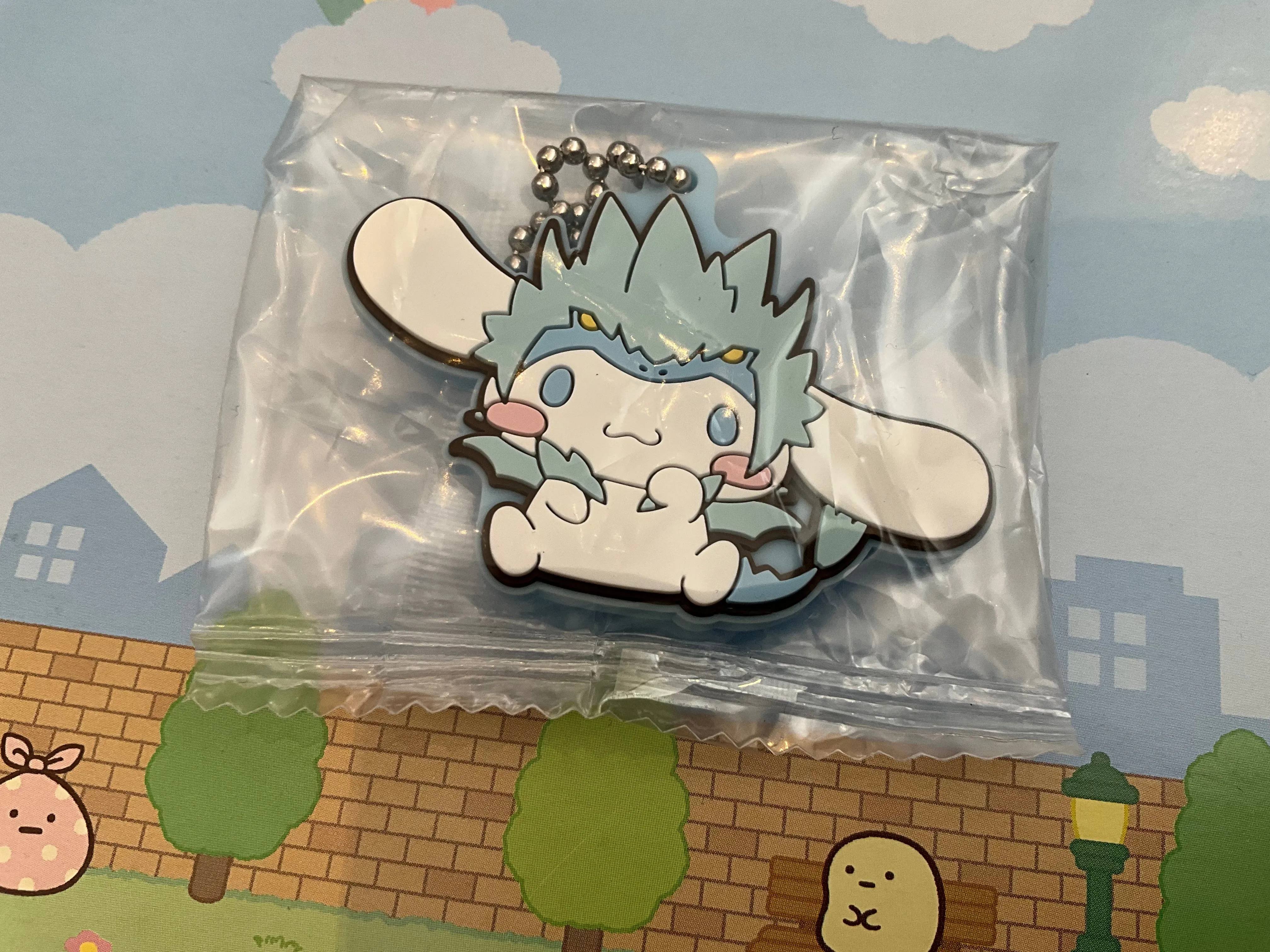 Dynamic Pose Monster Hunter 20th Anniversary x Sanrio Rubber Keychain 10 Pieces Set (In-stock)