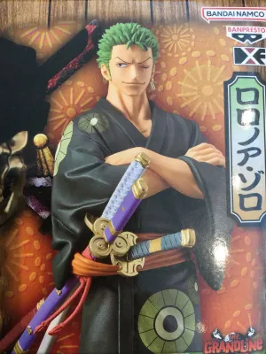 Enthusiast Grade Banpresto DXF One Piece The Grandline Men Wano Country Roronoa Zoro Prize Figure Yukata Ver. (In-stock)