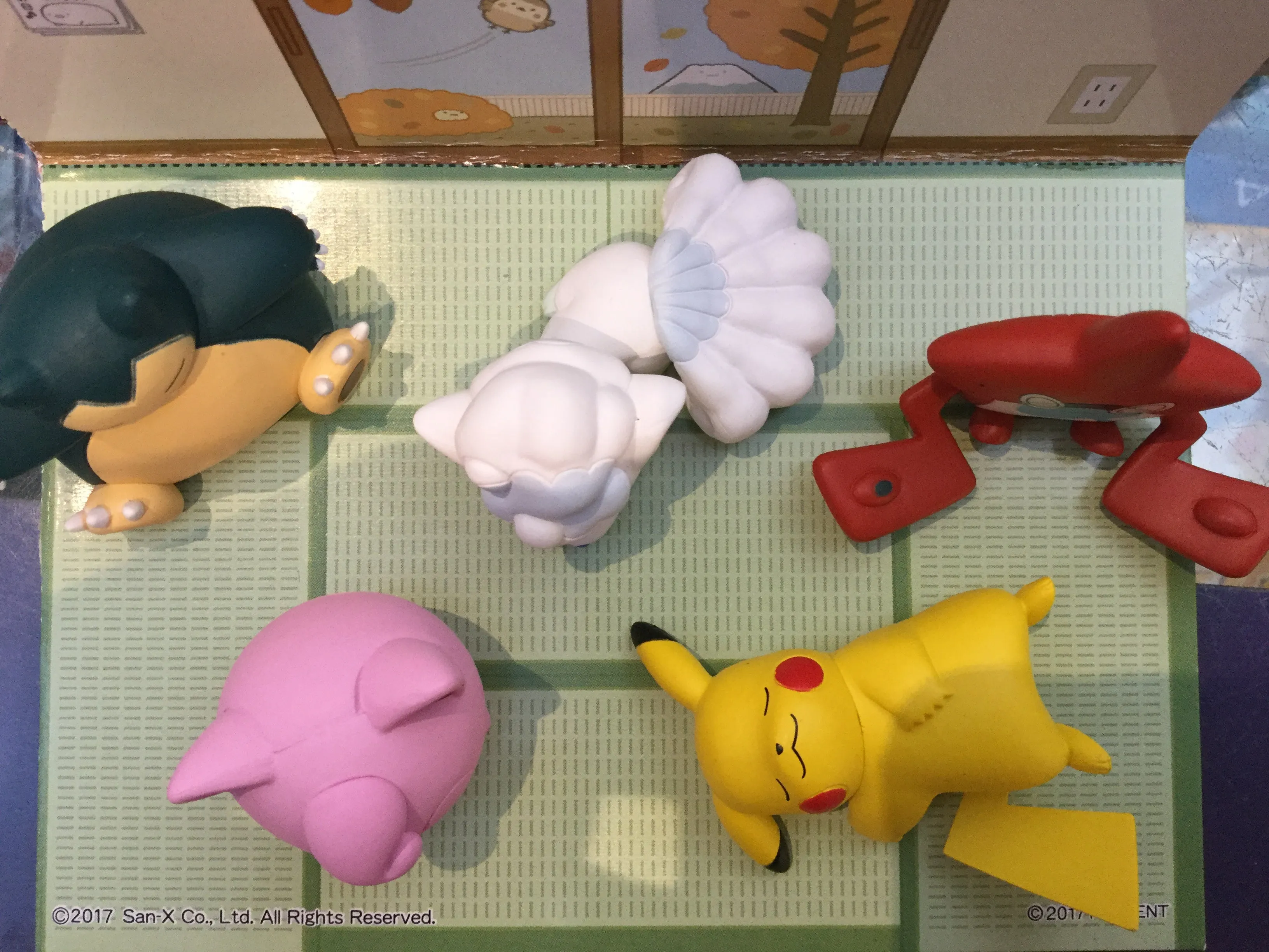 Anime Product Gashapon Pokemon Sun&Moon Sleeping Set 2 (In Stock)