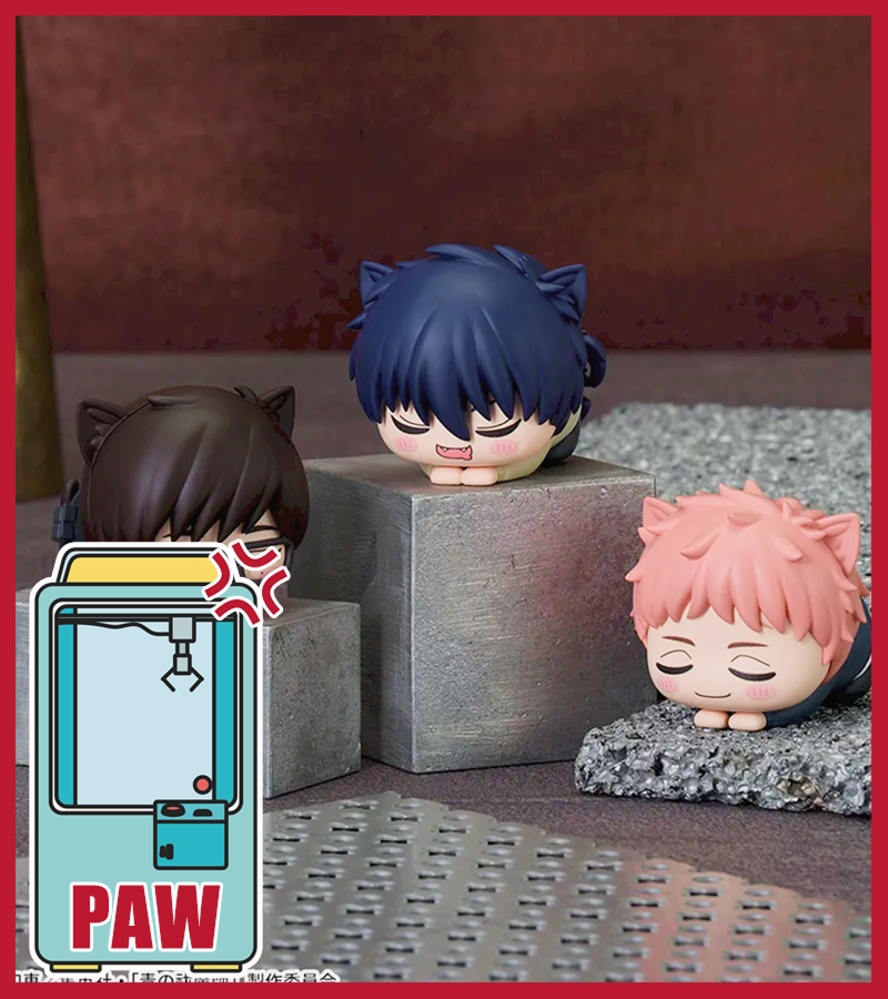 Robot Collection ???Paw Game - Title: Blue Exorcist Cat Nap Squad Figures (EX)