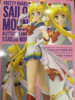 Archival Quality Glitter & Glamours Sailor Moon Eternal Super Sailor Moon II Prize Figure Ver. B (In-stock)