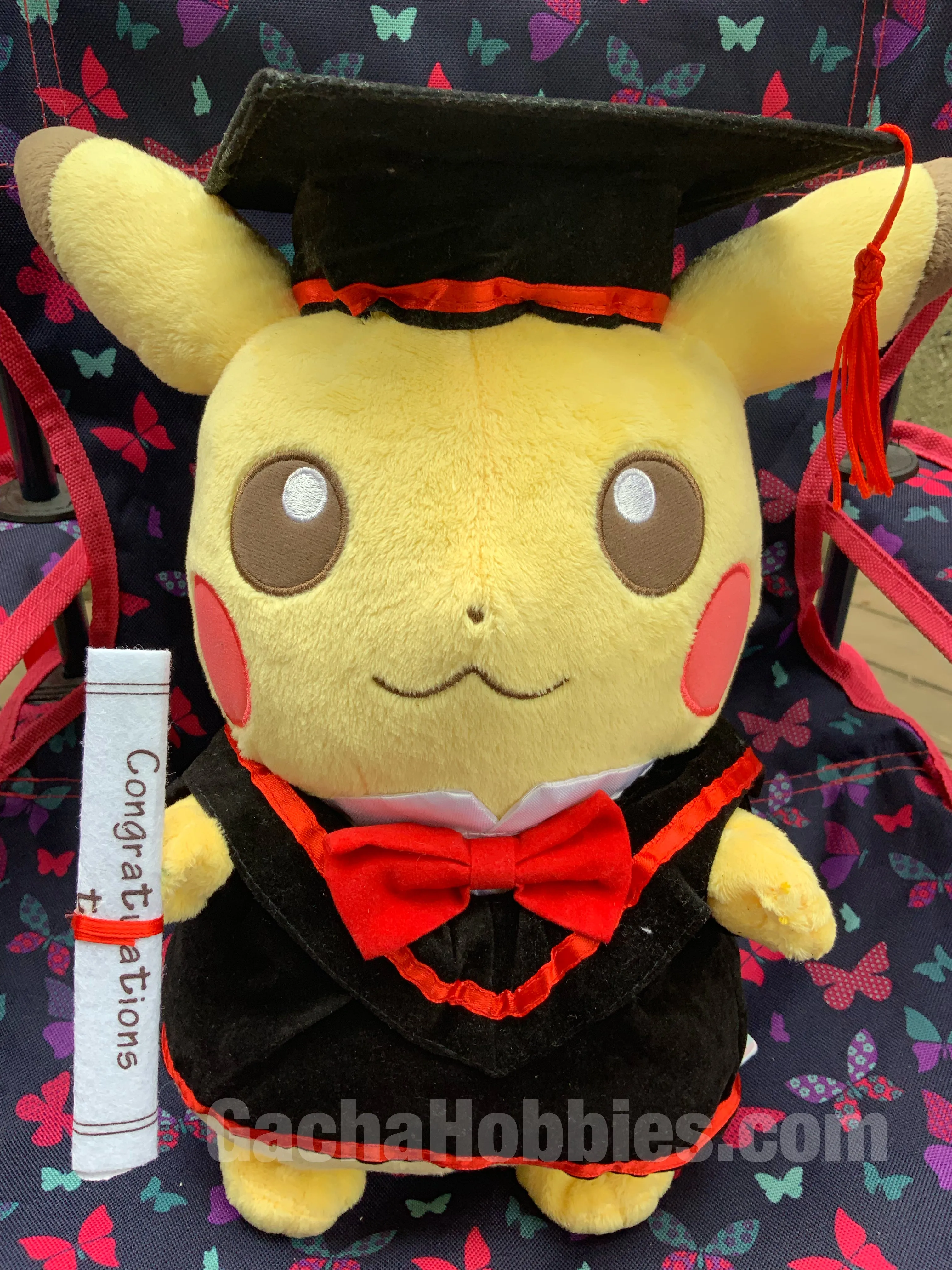 Expert Level Auction Item Graduation Pikachu Smile Plush