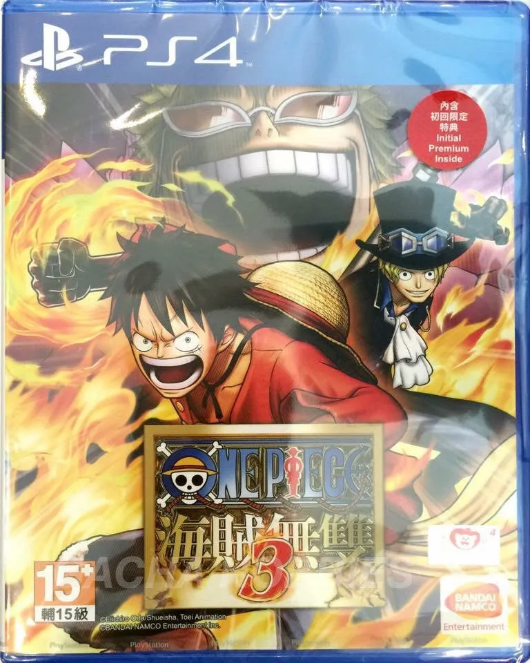 PS4 One Piece Musha 3 (Chinese Subtitle) Talent System Spiritual Successor