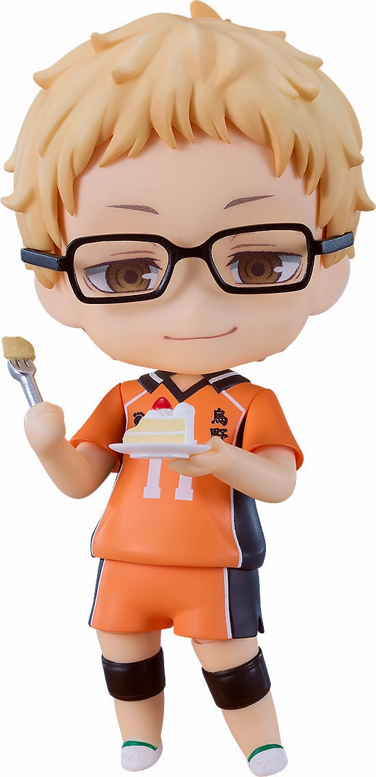 Collectible Toy Popular Character Nendoroid "Haikyu!!" Tsukishima Kei The New Karasuno Ver.
