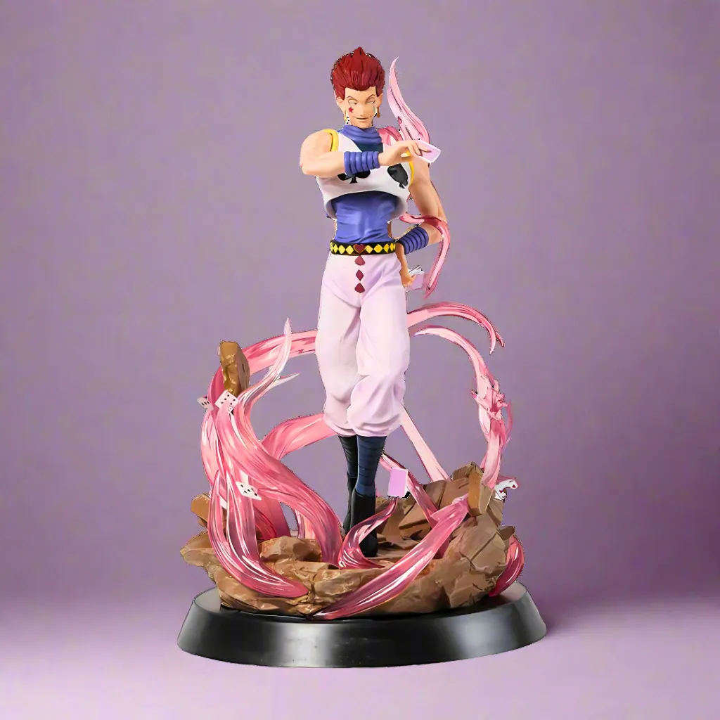 Hunter X Hunter Anime Figure Sinister Clown Hisoka 33cm (13") PVC Statue Nursery Decor Metal Craft