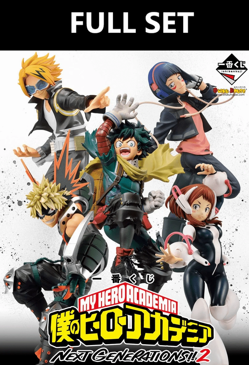 Collector's Drop Reveal Collector's Edition Series Ichiban Kuji - My Hero Academia NEXT GENERATIONS!! 2 (FULL SET OF 80)