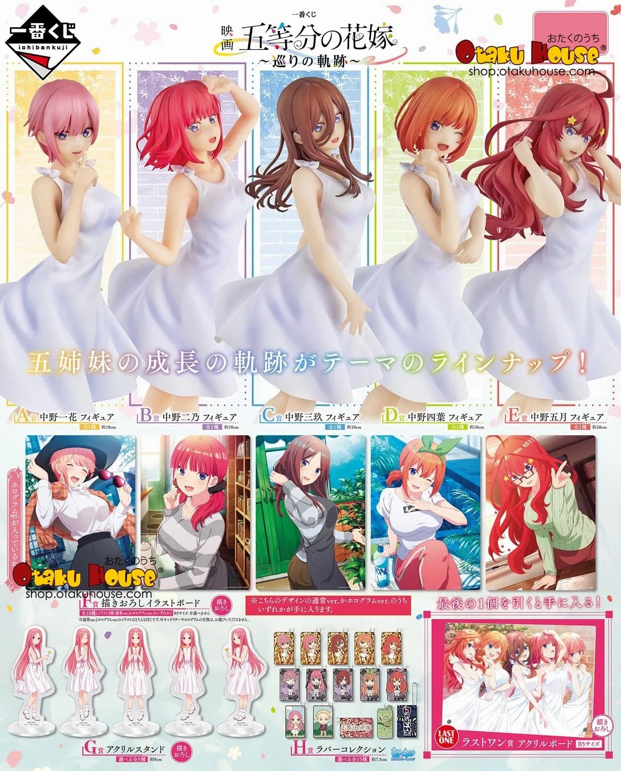 Surprise Series Series Ichiban Kuji - Quintessential Quintuplets The Movie - Encounter Trajectory