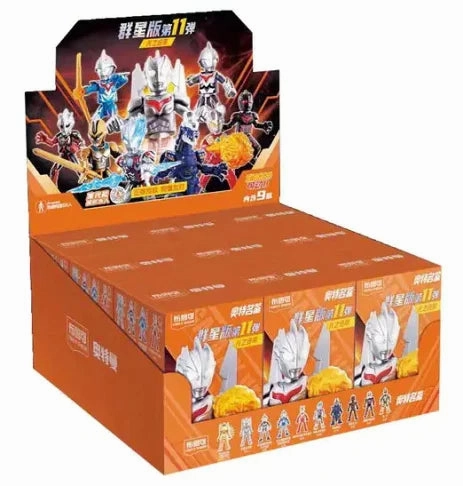 ULTRAMAN 73111 Blokees Figures - Galaxy Version (GV) 11 - The Nexus Of Light (Box Of 9) Premium Collectible Item Limited Series Drop
