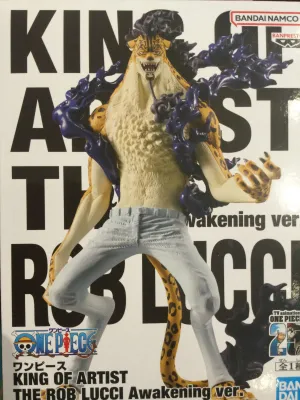 Classroom Decor King of Artist One Piece The Rob Lucci Prize Figure Awakening Ver. (In-stock)