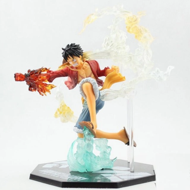 Light Up Feature Anime One Piece Monkey D Luffy Battle Ver