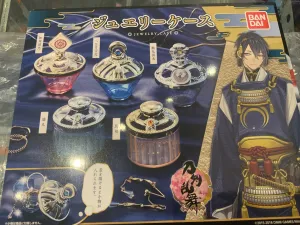 Cowboy Sculpture Gold Leaf Touken Ranbu Jewery Cases 5 Pieces Set (In-stock)