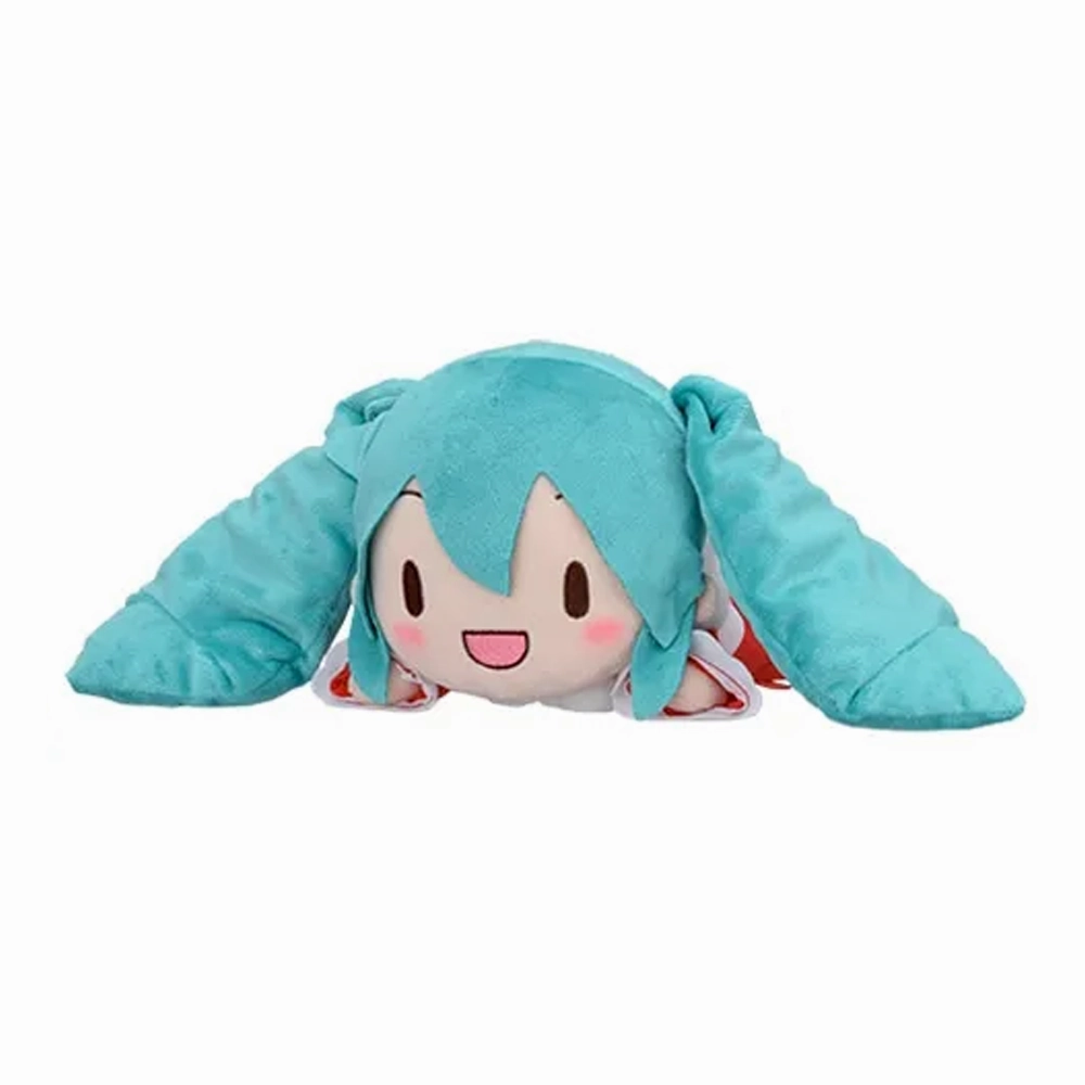 Hatsune Miku Series Fluffy Petit Lying Plush M - Hatsune Miku Christmas 2024 Open B Little Pouch