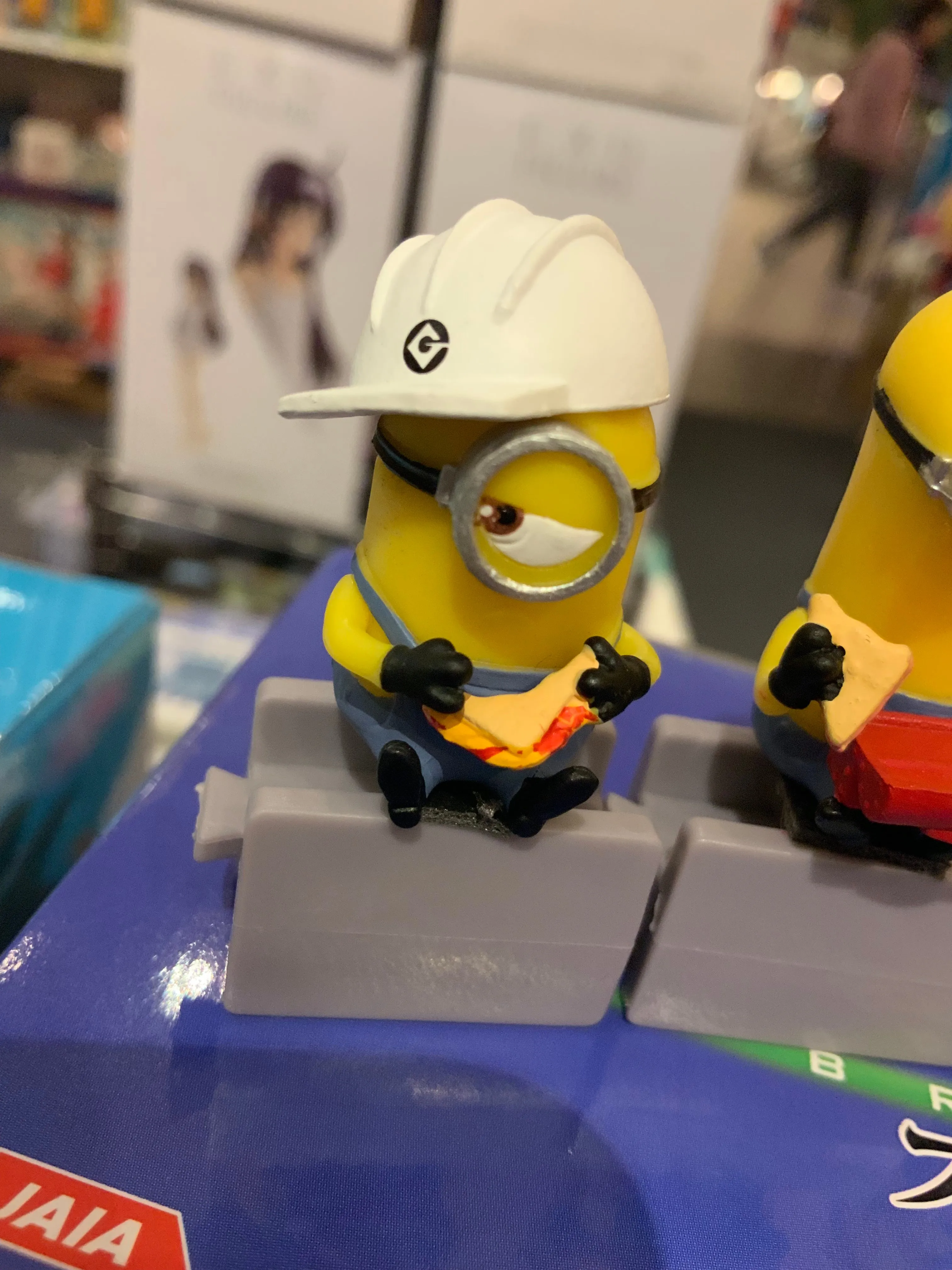 Minion Construction Worker Mini Figure 5 Pieces Set (In-stock) Official Merchandise Complete Collection