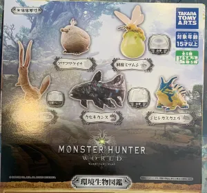 Gaming Piece Monster Hunter World Wild Animals Figure 5 Pieces Set (In-stock)