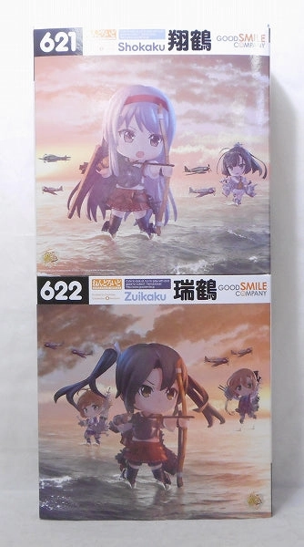 Nendoroid NO.621 Shokaku & No.622 With Zuikaku (Handscape Parts & Fleet Assembly Reproduction President Clear Blue Ver. & Special Sleep & Special Specification Polored) Fantasy Merchandise