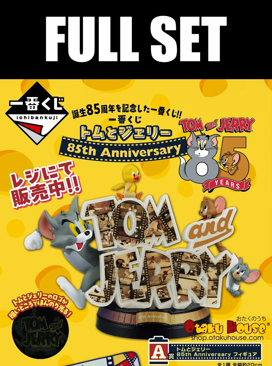 Exclusive Pack Release Hidden Edition Reveal Kuji - Tom and Jerry 85th Anniversary (Full Set of 70)
