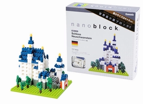 NANO BLOCK Neuschwanstein Castle NBH-010 Building Set Fairy tale