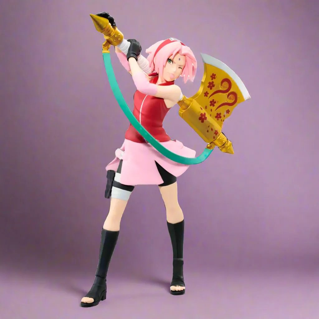 Christmas Ornament Viral Sensation Naruto Anime Figure Blossom of Strength Sakura Haruno 15cm (6") PVC Statue