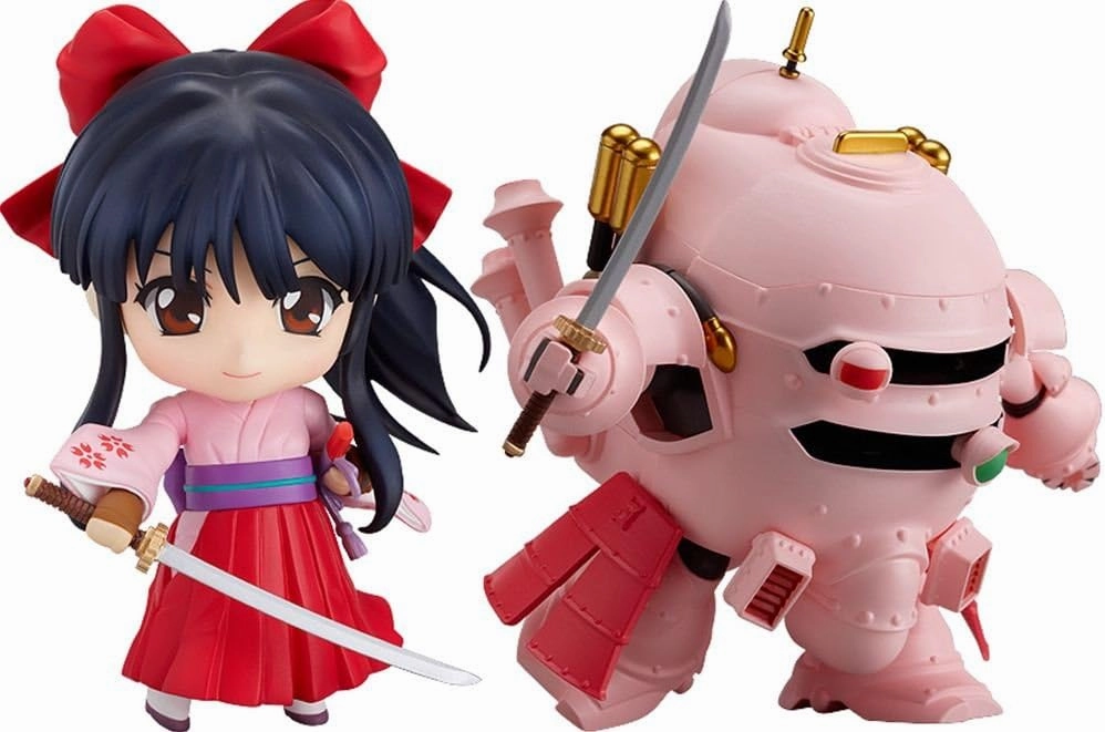 Nendoroid - Sakura Wars: Sakura Shinguji & Kobu Set Display Piece