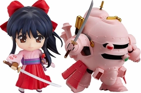 Nendoroid - Sakura Wars: Sakura Shinguji & Kobu Set Display Piece