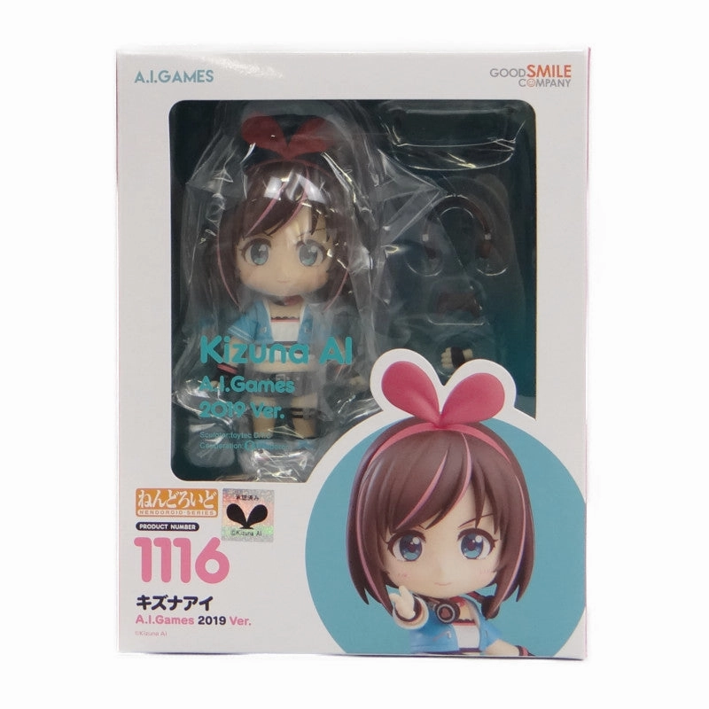 Crystal Figure Safe For Children Nendoroid No.1116 Kizuna AI A.I.Games 2019 Ver.